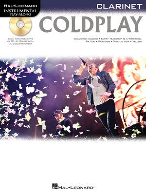 COLDPLAY PLAYALONG FOR CLARINET BK/CD
