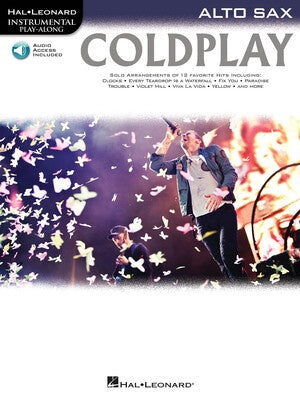 COLDPLAY PLAYALONG FOR ALTO SAX BK/OLA