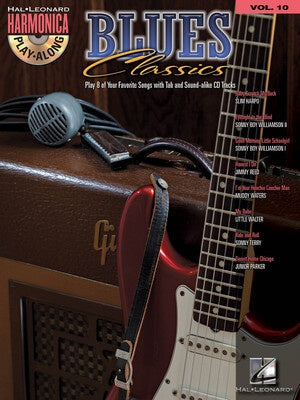 BLUES CLASSICS HARMONICA PLAYALONG V10 BK/CD