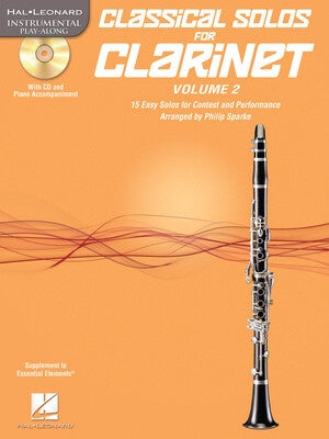 CLASSICAL SOLOS FOR CLARINET V2 BK/CD