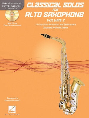 CLASSICAL SOLOS FOR ALTO SAX V2 BK/CD