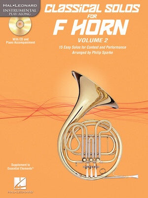 CLASSICAL SOLOS FOR F HORN V2 BK/CD