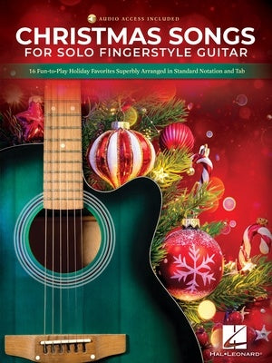 CHRISTMAS SONGS FOR SOLO FINGERSTYLE GUITAR BK/OLA