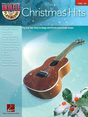 CHRISTMAS HITS UKULELE PLAY ALONG V34 BK/CD