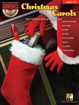 CHRISTMAS CAROLS HARMONICA PLAYALONG V11 BK/CD