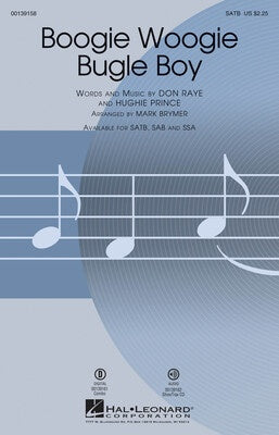 BOOGIE WOOGIE BUGLE BOY SATB