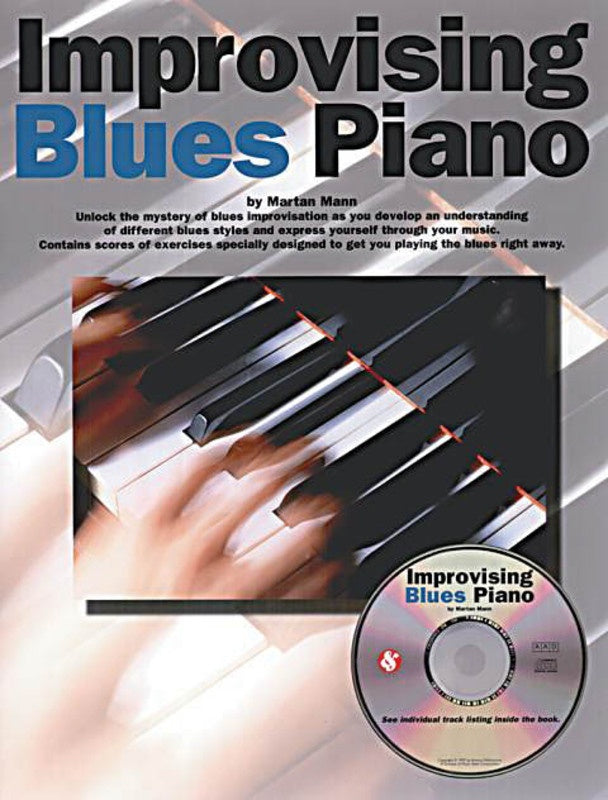 IMPROVISING BLUES PIANO BK/CD
