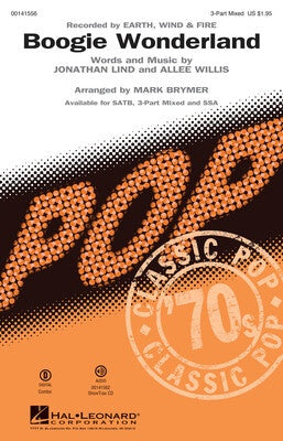 BOOGIE WONDERLAND 3 PART MIXED