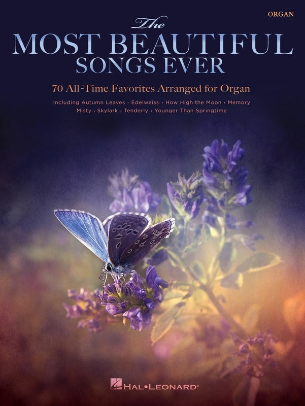MOST BEAUTIFUL SONGS EVER FOR ORGAN