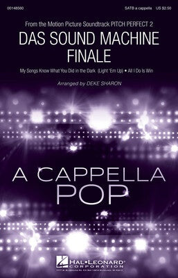 DAS SOUND MACHINE FINALE SATB A CAPPELLA