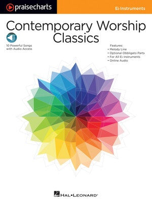 CONTEMPORARY WORSHIP CLASSICS E FLAT BK/OLA