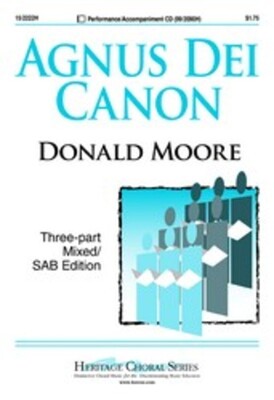 AGNUS DEI CANON 3 PART MIXED/PNO