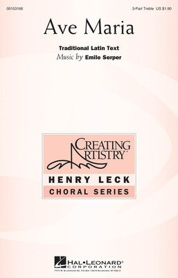 AVE MARIA 3 PART TREBLE