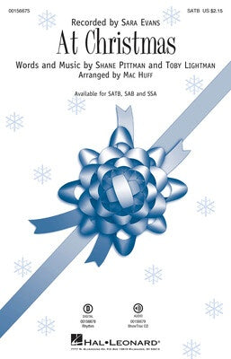 AT CHRISTMAS SATB