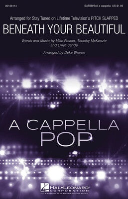 BENEATH YOUR BEAUTIFUL SATBB A CAPPELLA