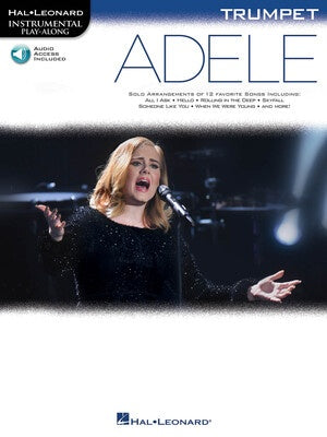 ADELE PLAYALONG TRUMPET BK/OLA