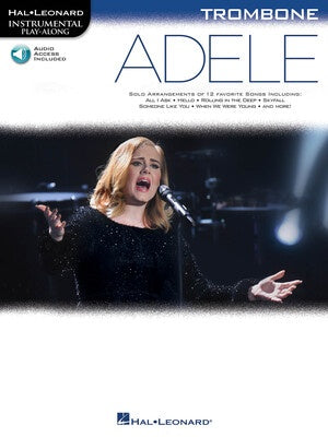 ADELE PLAYALONG TROMBONE BK/OLA