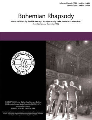 BOHEMIAN RHAPSODY TTBB A CAPPELLA