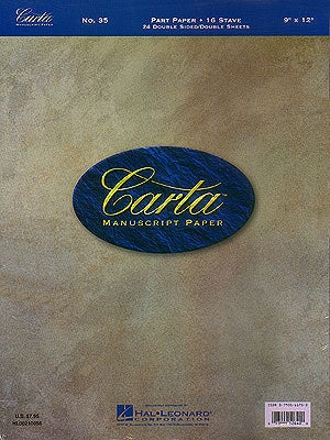 CARTA MANUSCRIPT 24SHTS 16ST DBL SIDED