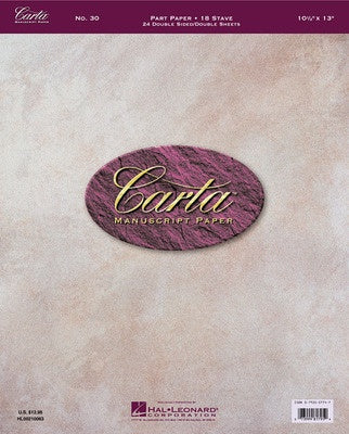 CARTA MANUSCRIPT 24SHTS 18ST DBL SIDED