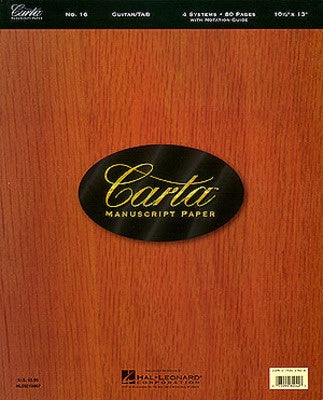 CARTA MANUSCRIPT GTR 40PG GTR TAB