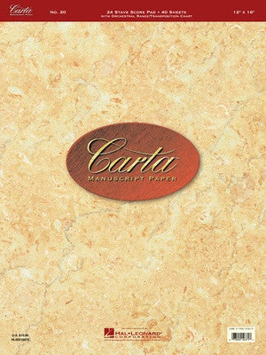 CARTA MANUSCRIPT PRO 40SHTS 24ST SC/PAD