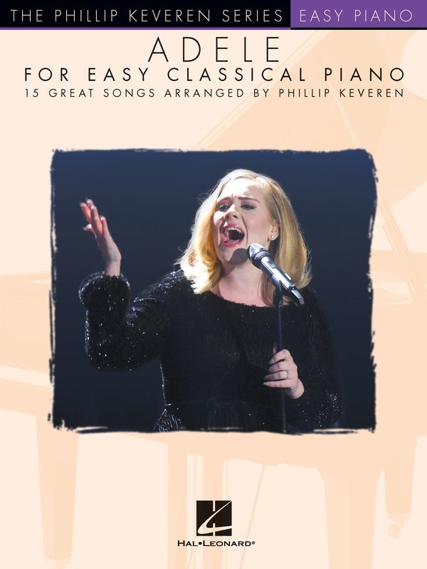ADELE FOR EASY CLASSICAL PIANO KEVEREN EASY PIANO