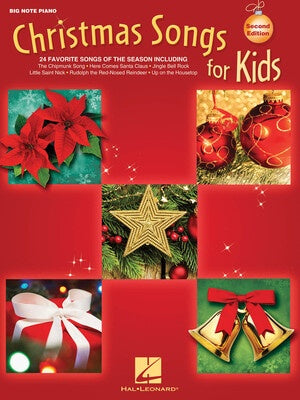 CHRISTMAS SONGS FOR KIDS BIG NOTE PIANO