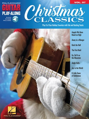 CHRISTMAS CLASSICS GUITAR PLAYALONG V97 BK/OLA