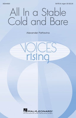 ALL IN A STABLE COLD AND BARE SATB