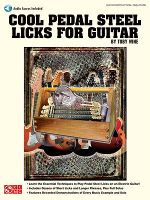 COOL PEDAL STEEL LICKS FOR GUITAR BK/CD