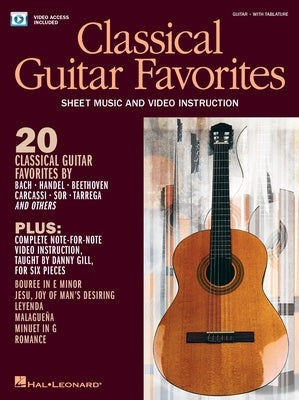 CLASSICAL GUITAR FAVORITES NOTES AND TAB BK/OLV