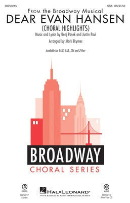 DEAR EVAN HANSEN (CHORAL HIGHLIGHTS) SSA