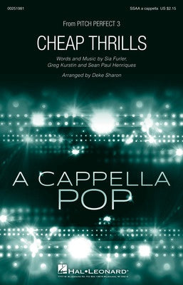 CHEAP THRILLS SSAA/SOLO A CAPPELLA