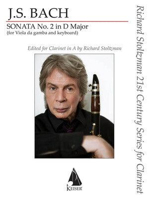 BACH - GAMBA SONATA NO 2 FOR CLARINET IN A/PIANO