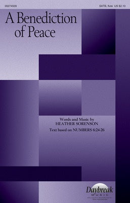 A BENEDICTION OF PEACE SATB/FLUTE