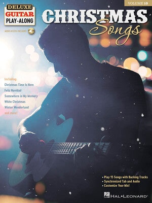CHRISTMAS SONGS DELUXE GUITAR PLAYALONG V10 BK/OLA