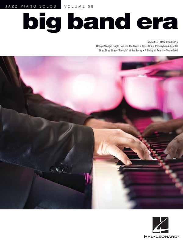 BIG BAND ERA JAZZ PIANO SOLOS V58 JPS