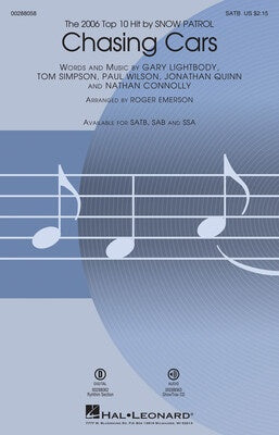 CHASING CARS SATB