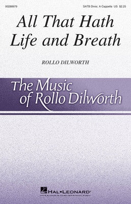 ALL THAT HATH LIFE AND BREATH SATB