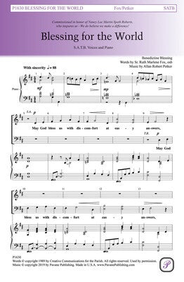 BLESSING FOR THE WORLD SATB