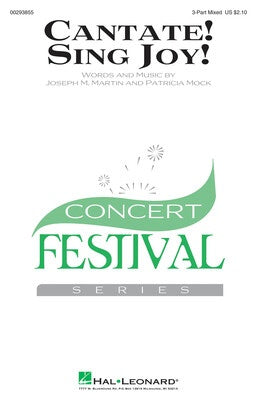 CANTATE! SING JOY! 3 PART MIXED