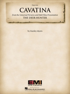 CAVATINA THEME FROM THE DEER HUNTER PIANO SOLO