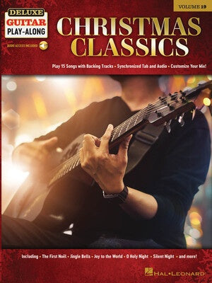 CHRISTMAS CLASSICS DELUXE GUITAR PLAYALONG V19 BK/OLA
