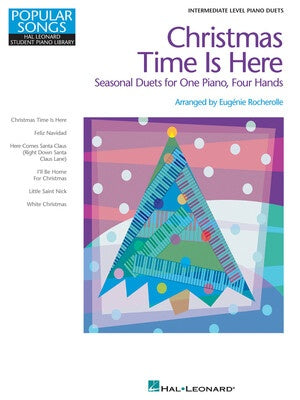 CHRISTMAS TIME IS HERE FOR PIANO DUET HLSPL