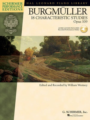 BURGMULLER - 18 CHARACTERISTIC STUDIES OP 109 BK/OLA SPE