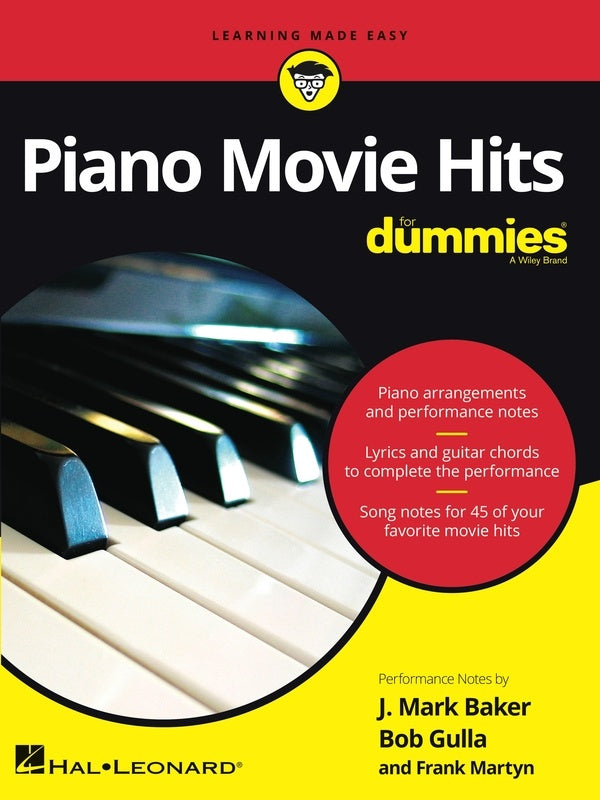 PIANO MOVIE HITS FOR DUMMIES PVG