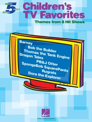 CHILDRENS TV FAVORITES 5 FINGER PIANO