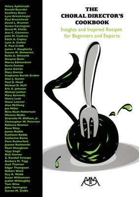CHORAL DIRECTORS COOKBOOK