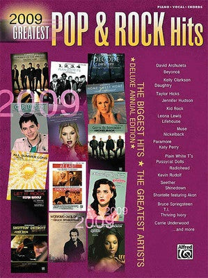 2009 GREATEST POP & ROCK HITS PVG